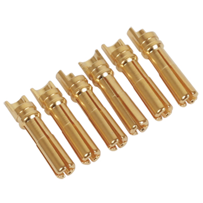 41002 4mm Lipo Connector (High Current type Male Side) (6pcs)