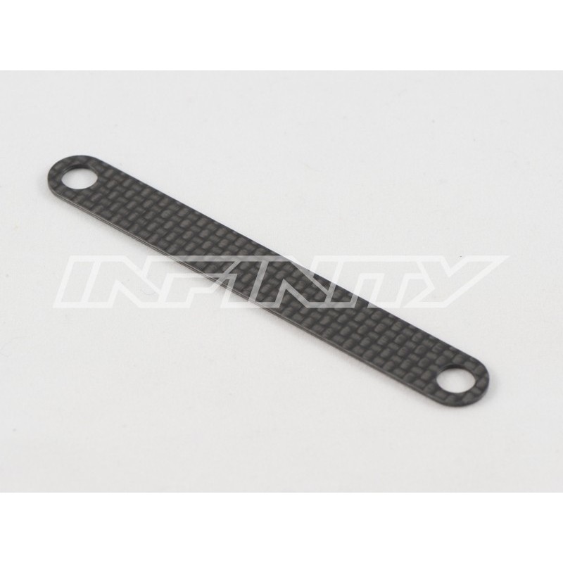 R0198 - REAR BODY MOUNT PLATE 1.0mm (CARBON GRAPHITE)