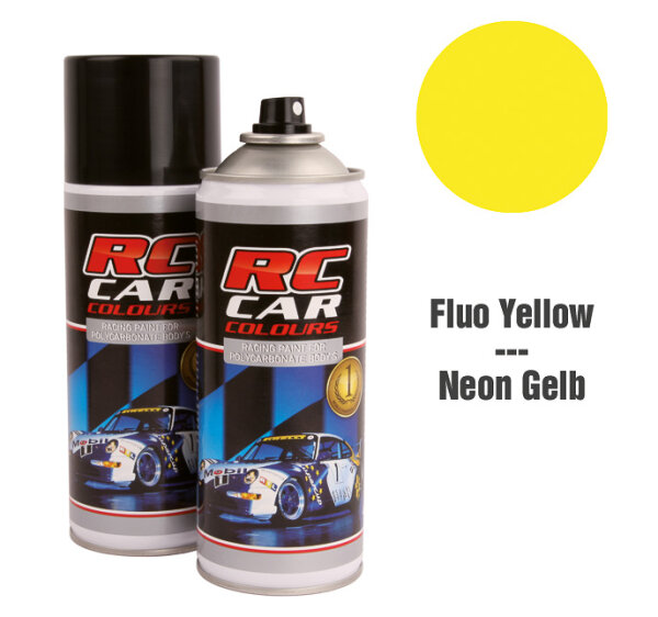 1007-Bombe de peinture  Lexan 150ml - jaune fluo
